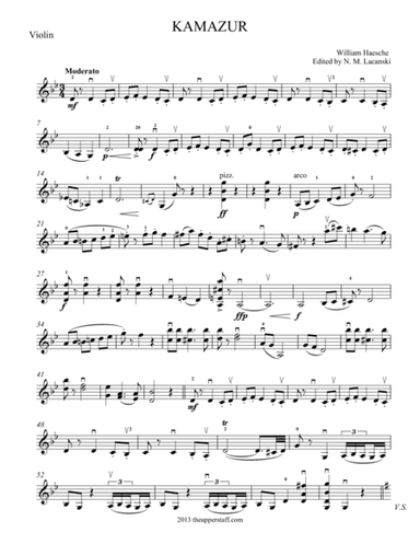 Kamazur (arr. Nick Lacanski)