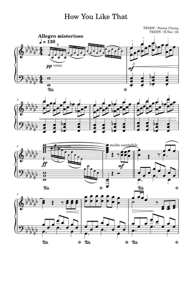 How You Like That (arr. R. Tee)