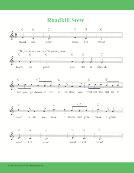 Roadkill Stew (arr. Hal Wright)