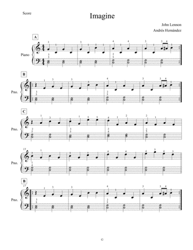 Imagine (arr. Andrés Hernández)
