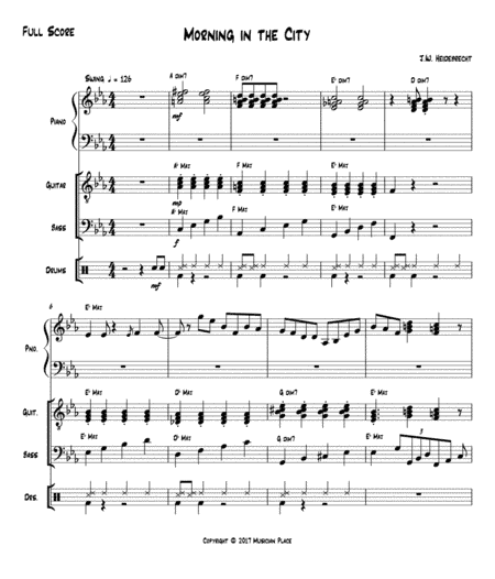 Morning in the City - Score