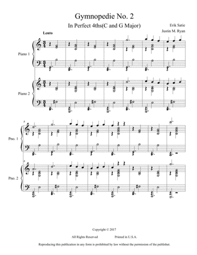Gymnopedie No. 2 (arr. Justin M. Ryan)