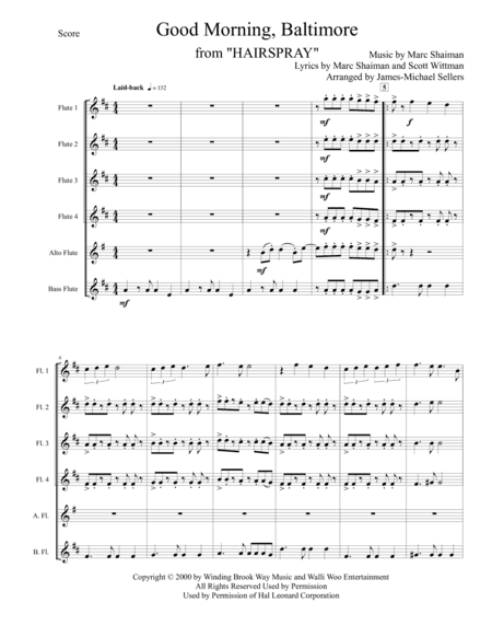 Good Morning Baltimore (arr. James-Michael Sellers)