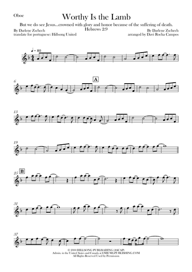 Worthy Is The Lamb (arr. Davi Rocha Campos)