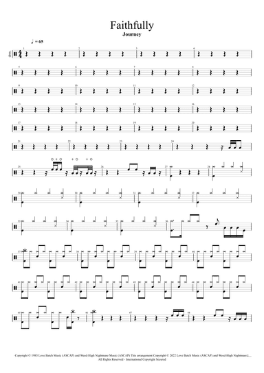 Faithfully (arr. Cyril Mayer)