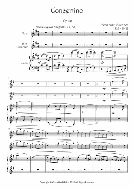 Büchner Concertino (arr. Glenn Martin)