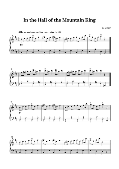In the Hall of the Mountain King (arr. André Nusa)