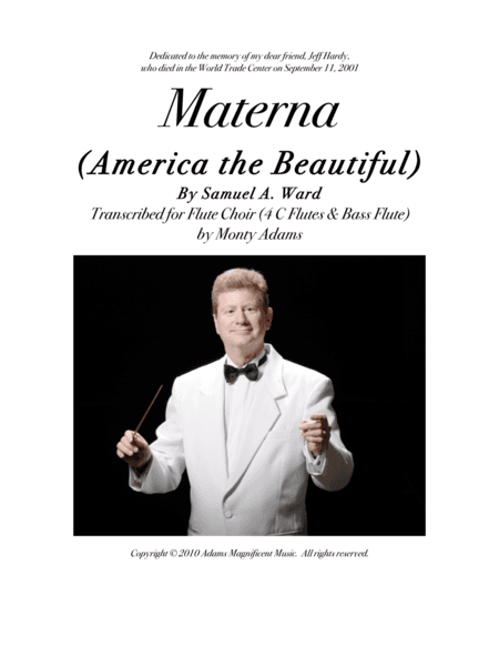 Materna (America the Beautiful) for Flute Choir (arr. Monty Adams)