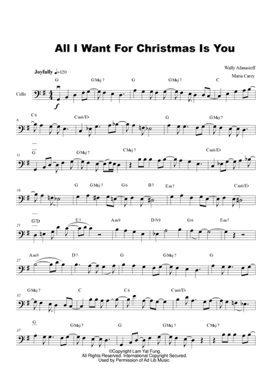 All I Want For Christmas Is You (arr. Smith James)