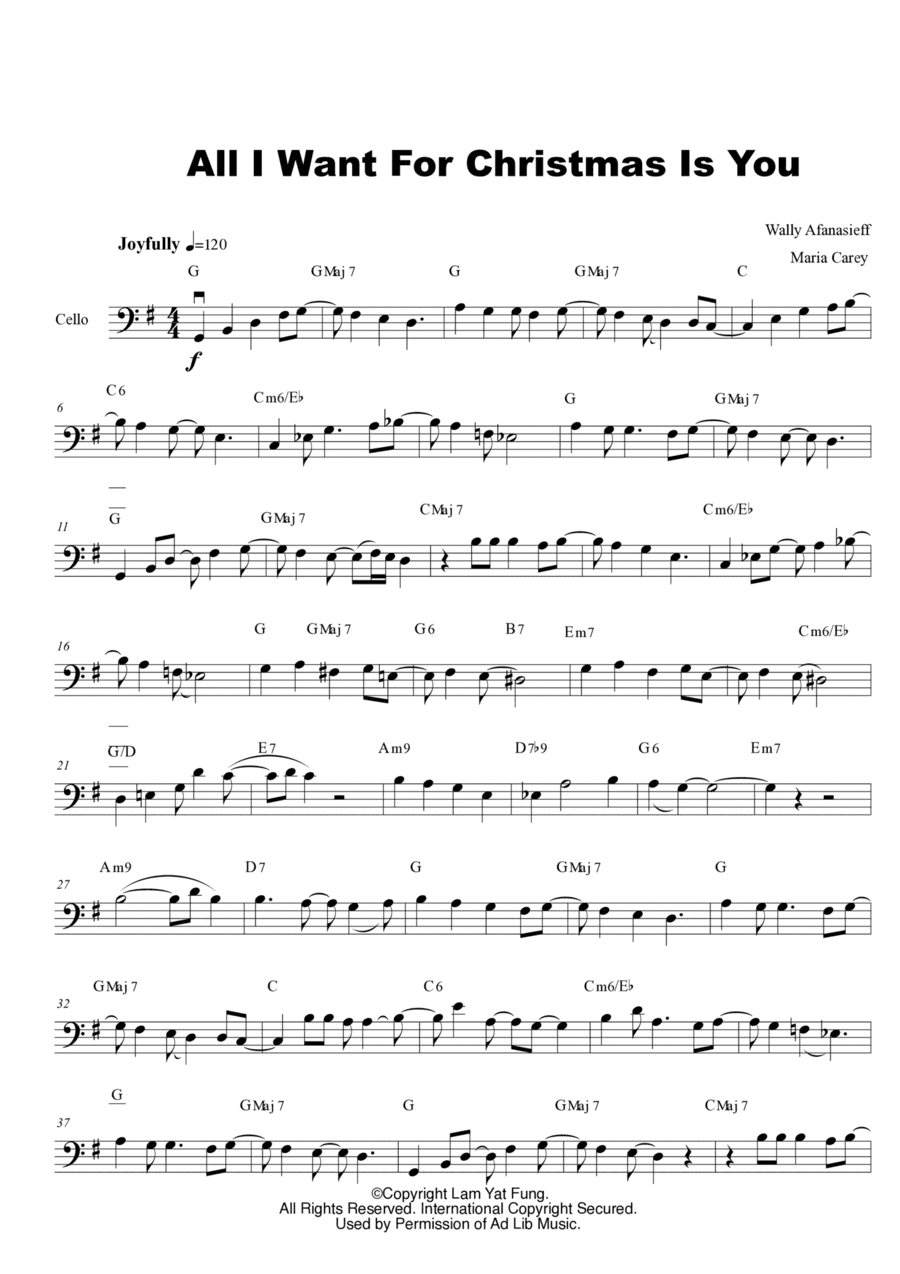 All I Want For Christmas Is You (arr. Smith James)