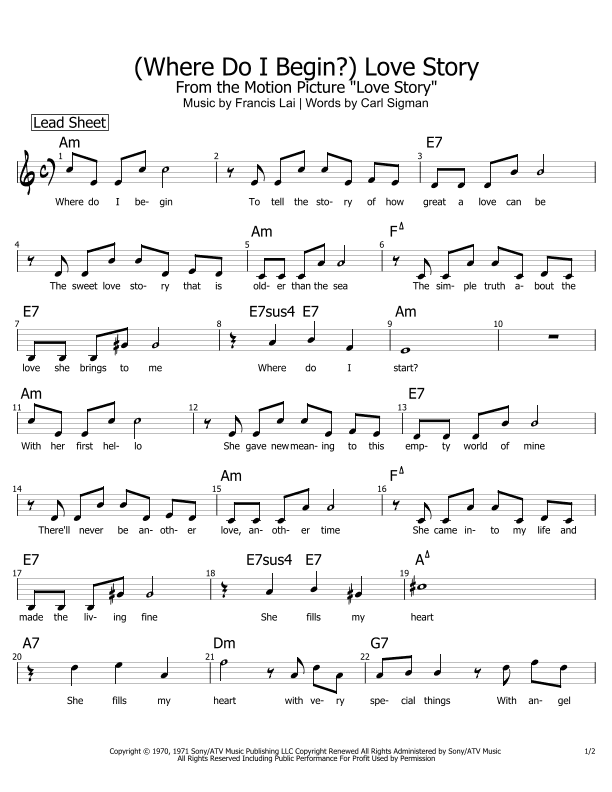 Love Story (arr. Philip Jackson)