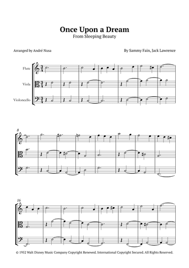 Once Upon A Dream (arr. André Nusa)