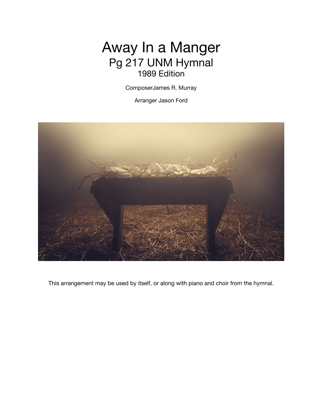 Away in a Manger (arr. Jason Ford)