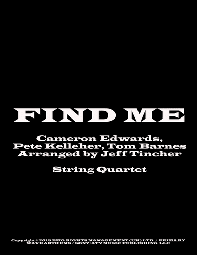 Find Me (arr. Jeff Tincher)