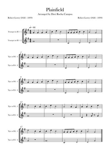 Plainfield (arr. Davi Rocha Campos)