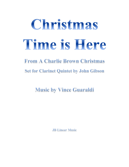 Christmas Time Is Here (arr. John Gibson)
