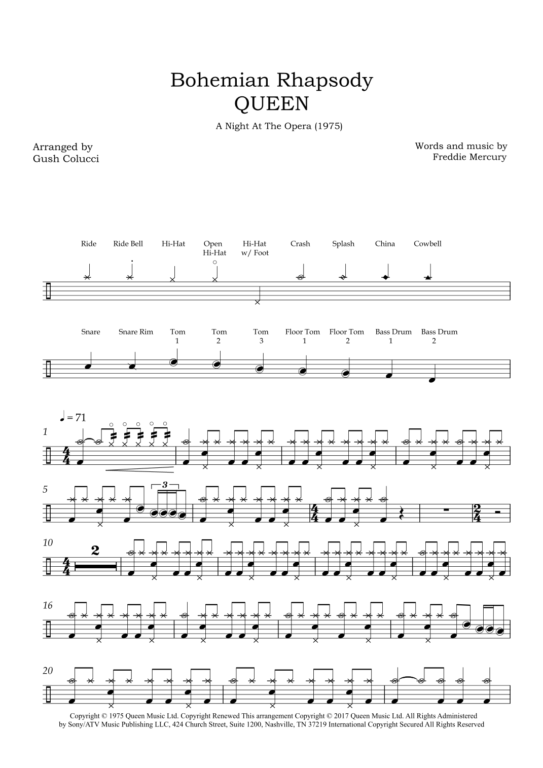 Bohemian Rhapsody (arr. Gush Colucci)