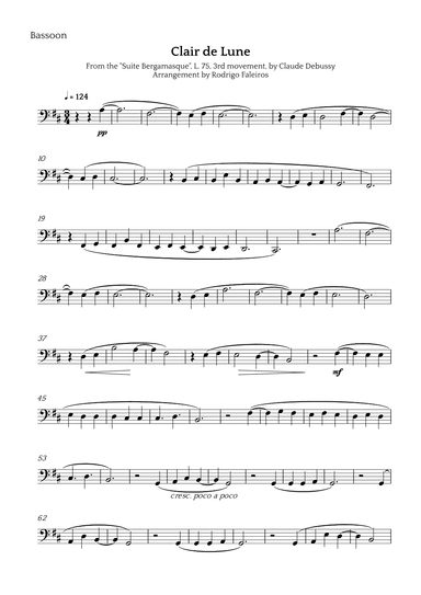 Clair de Lune (arr. Rodrigo Faleiros)