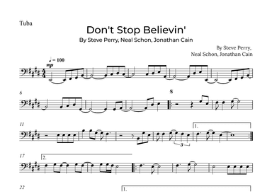 Don't Stop Believin' (arr. Alex Nunes Rodrigues)