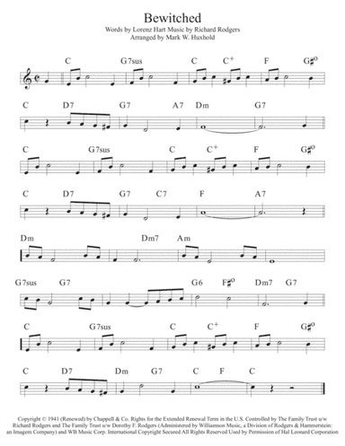 Bewitched (arr. Mark W. Huxhold)