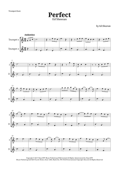 Perfect (arr. Langanho)