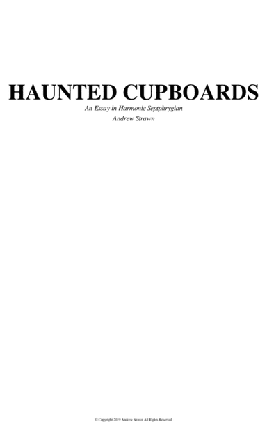 Haunted Cupboards