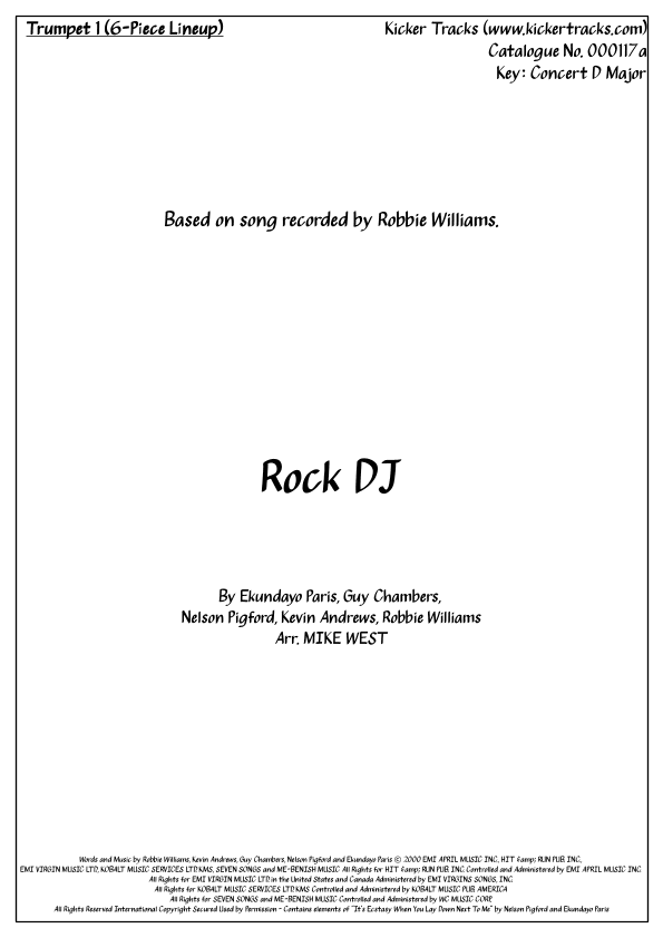 Rock Dj (arr. Michael Storeton-West)