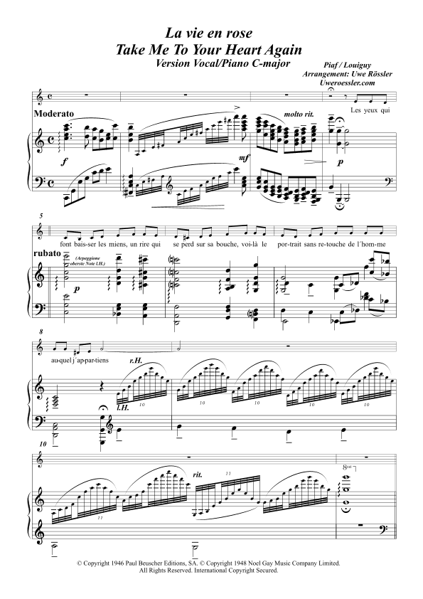 Take Me To Your Heart Again (arr. Uwe Roessler / Rössler / Rassler)