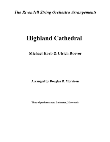 Highland Cathedral (arr. Douglas R. Morrison)