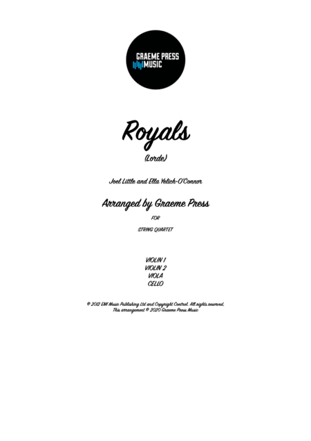 Royals (arr. Graeme Press)