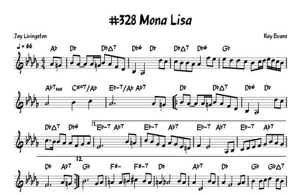 Mona Lisa (arr. John Fries)