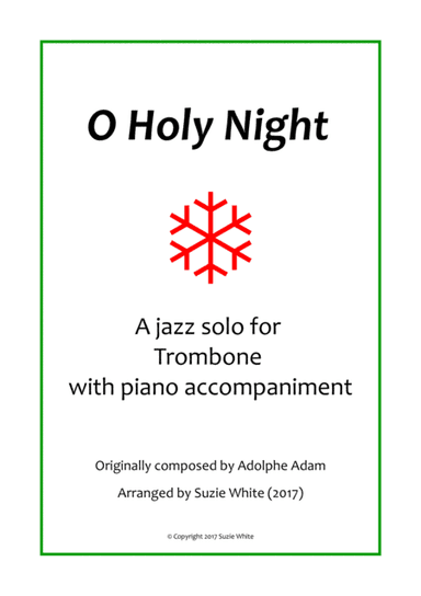O Holy Night Jazz Solo (arr. Suzie White)