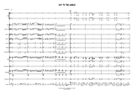 JOY TO THE WORLD! for contemporary church band / choir (arr. Steve Hoover)