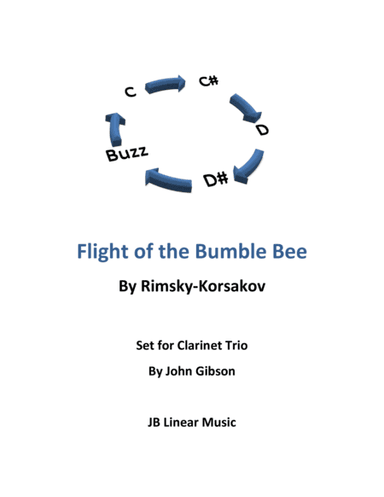 Flight of the Bumble Bee for Clarinet Trio (arr. John Gibson)