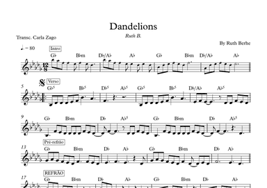 Dandelions (arr. Carla Zago)