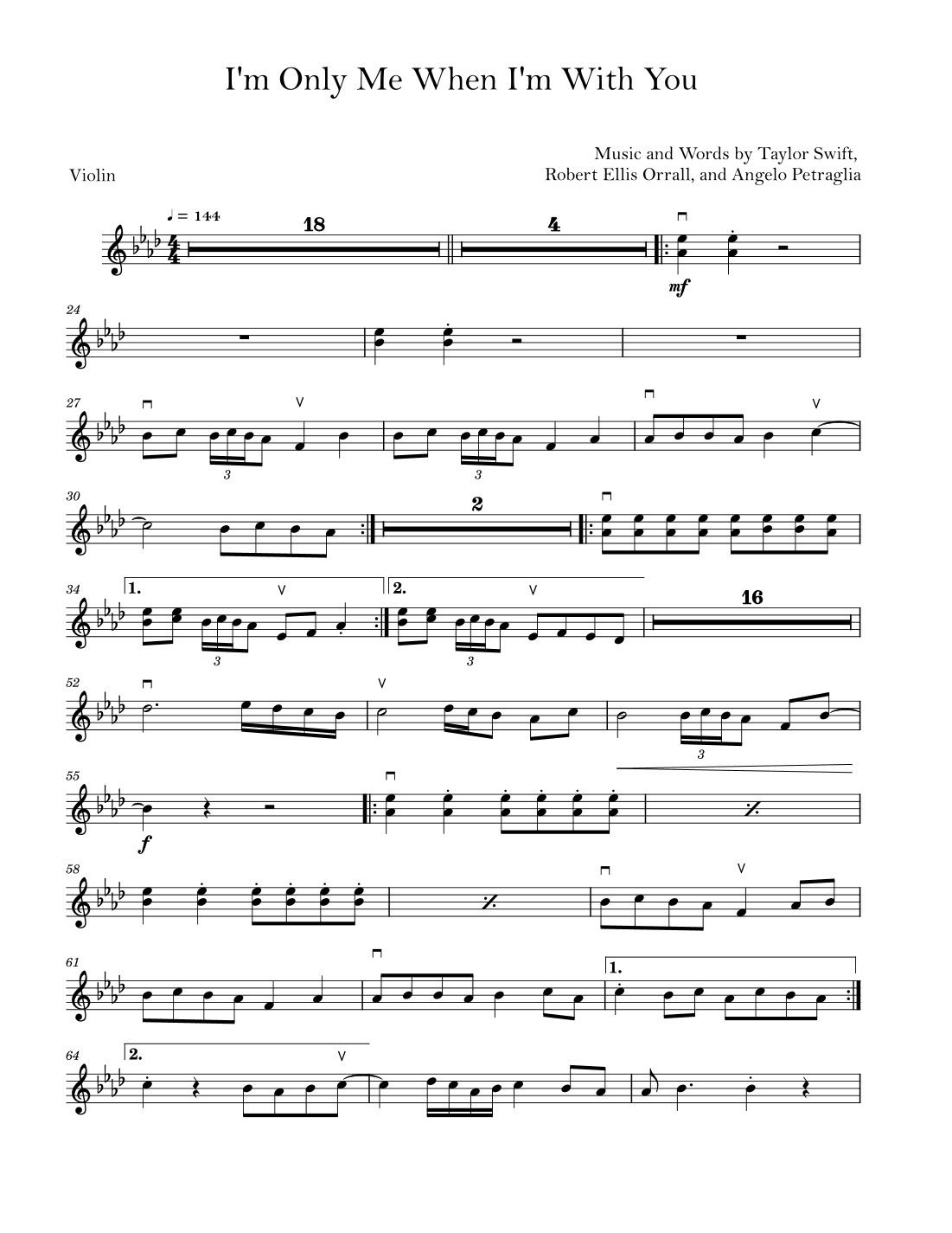 I'm Only Me When I'm With You (arr. David Lartey)