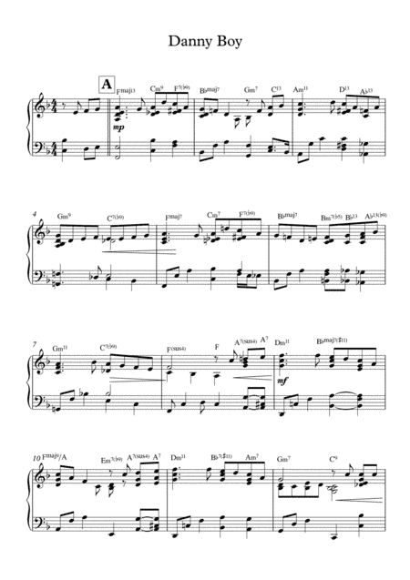 Danny Boy (Londonderry Air) (arr. Esther Lihj)