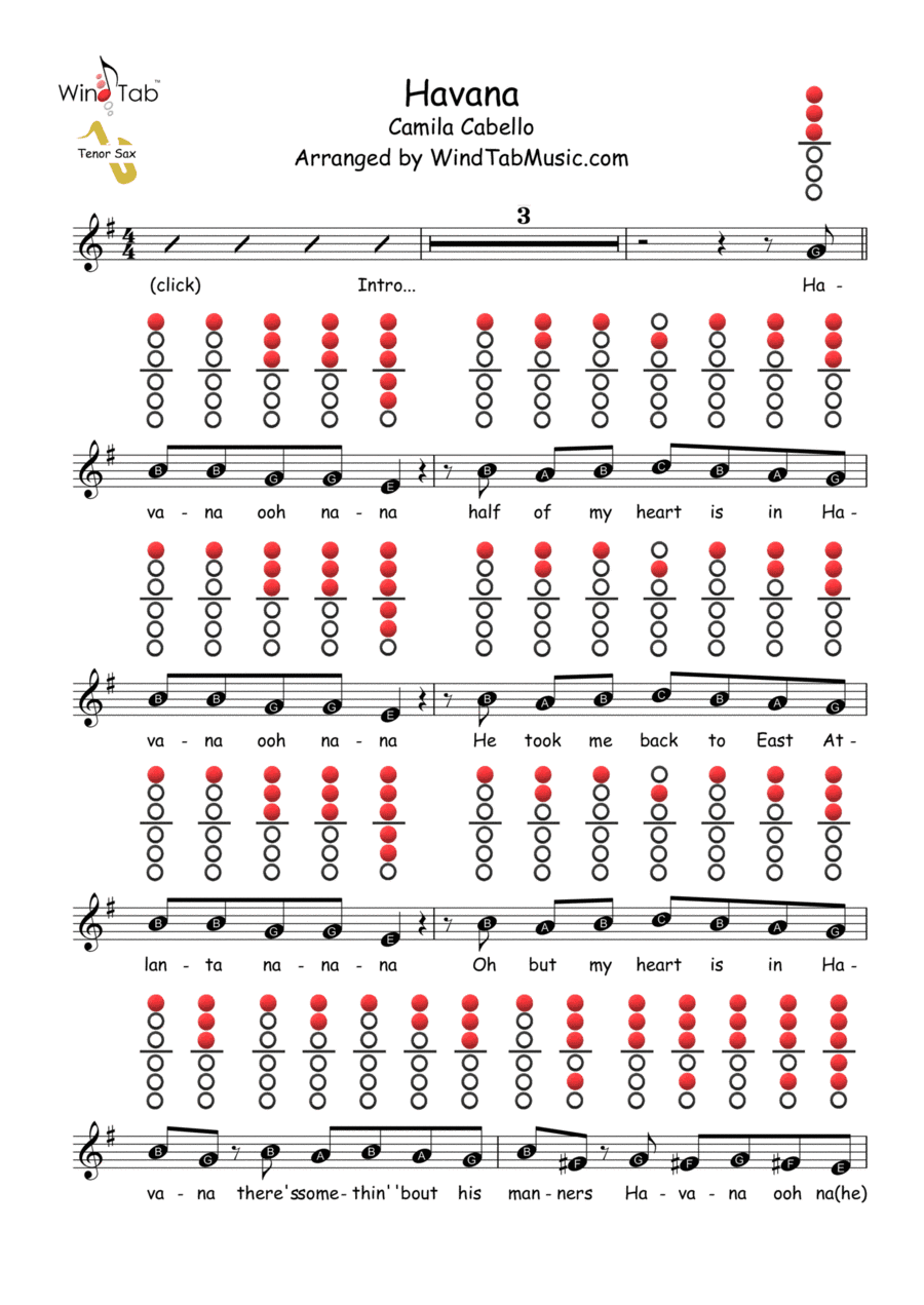 Havana (arr. WindTab)