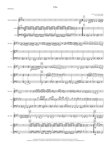 I Do (arr. Fernando Britto)