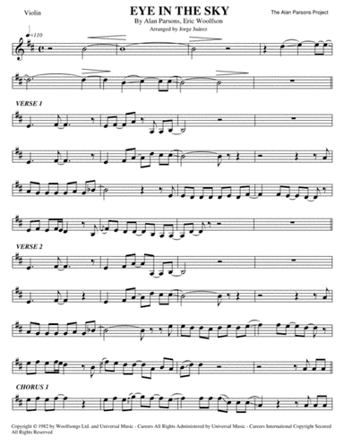 Eye In The Sky (arr. Jorge Juárez)