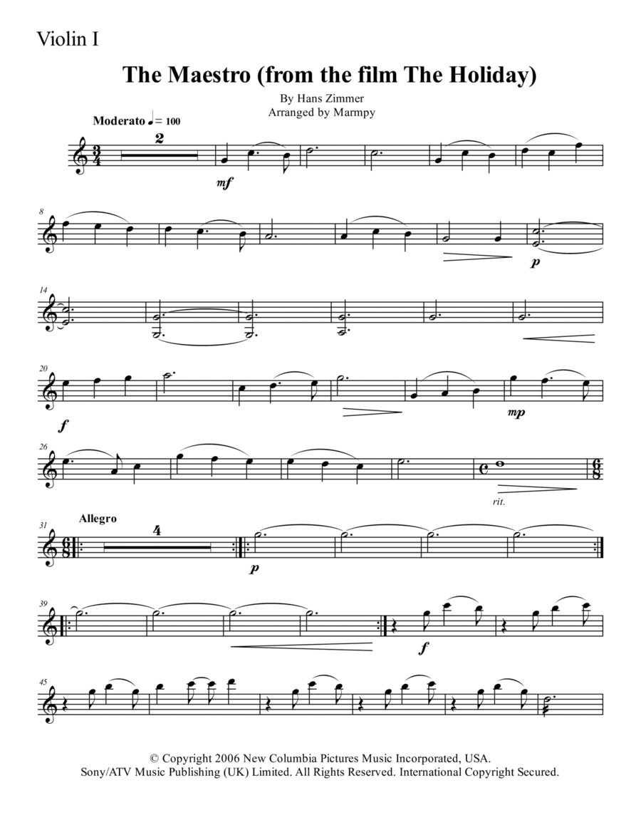 Maestro (arr. Marmpy)