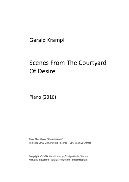 Scenes From The Courtyard Of Desire