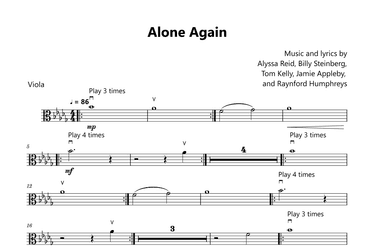 Alone Again (arr. David Lartey)