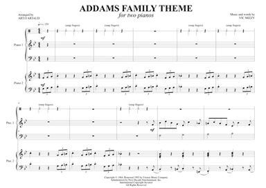 Addams Family Theme (arr. Art.o Artaud)