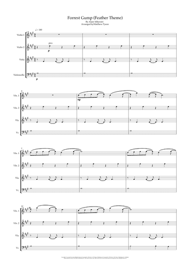 Forrest Gump - Main Title (feather Theme) (arr. Matthew pyeon)