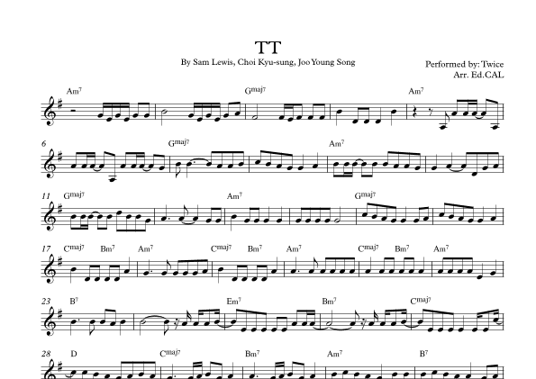 Tt (arr. Arr. Ed.CAL)