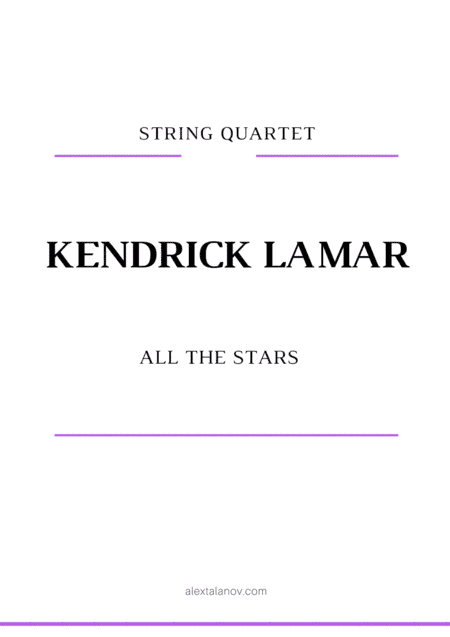All The Stars (arr. Alex Talanov)