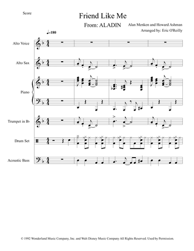 Friend Like Me (arr. Eric O'Reilly)