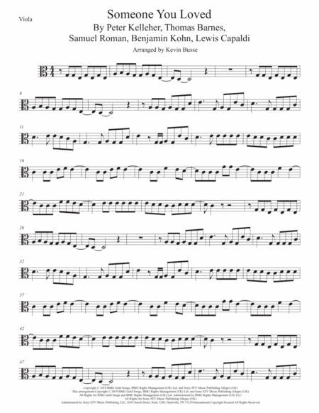 Someone You Loved (arr. Kevin Busse)