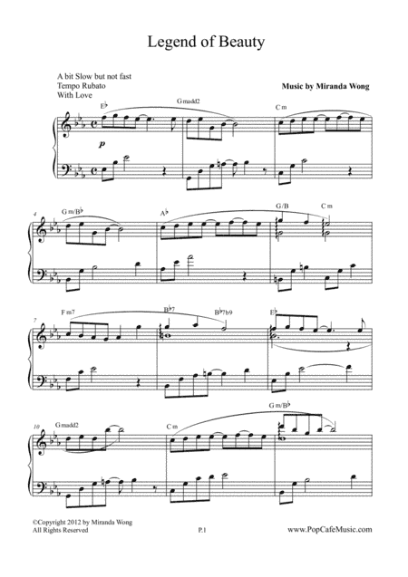 Legend of Beauty - Romantic Piano Music